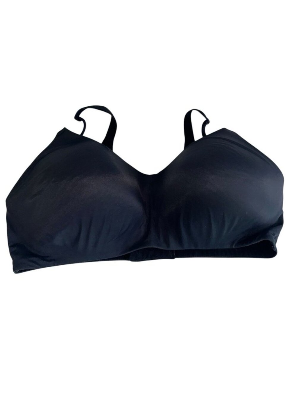 Torrid Curve Wire Free Lightly Lined Smooth Bra 36DD Black T Shirt Bra